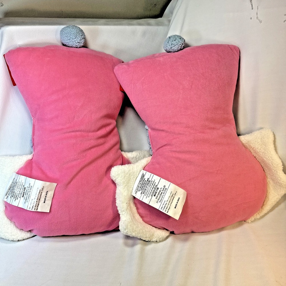 2 Christmas Nutcracker Head Throw Pillow BNWT - Picture 6 of 8